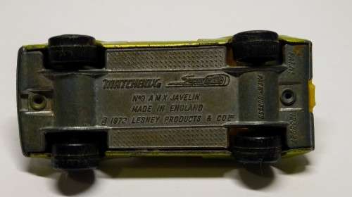 1972 MATCHBOX SUPERFAST LESNEY no 9 AMX JAVELIN - RARE