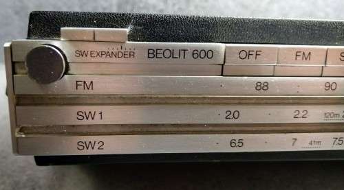 LEGENDARY RETRO 1970 BANG and OLUFSEN PORTABLE RADIO - WORKING! SUPER RARE!