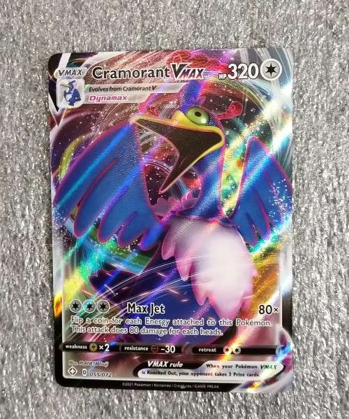 POKEMON CARDS - Cramorant VMAX - 55/72 - Ultra Rare - Shining Fates Singles