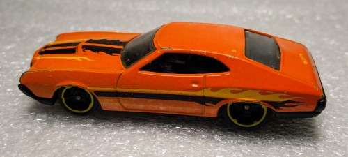 HOTWHEELS / HOT WHEELS DIECAST CARS - 2010 - 1972 FORD GRAN TORINO SPORT ORANGE