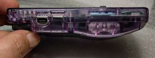 1998 - NINTENDO GAME BOY COLOR - RARE TRANSPARENT ATOMIC PURPLE GREAT COND + FREE GAME SNOW WHITE