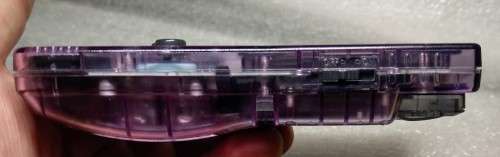 1998 - NINTENDO GAME BOY COLOR - RARE TRANSPARENT ATOMIC PURPLE GREAT COND + FREE GAME SNOW WHITE