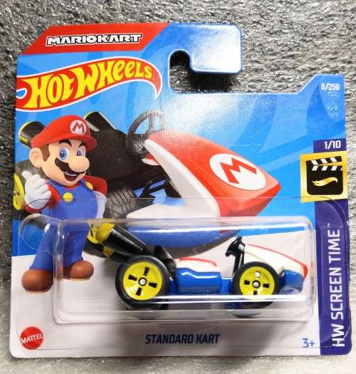 HOTWHEELS / HOT WHEELS - DIE CAST VEHICLE - HW SCREENTIME - MARIO KART - SEALED - EPIC!!