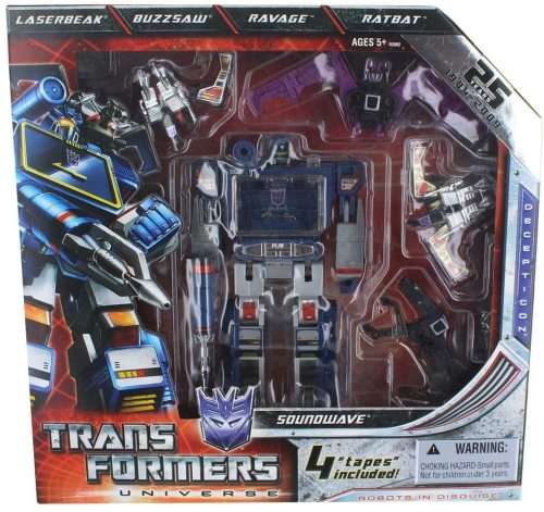 2009 SDCC San Diego Comic-Con Exclusive 25th Anniversary Transformer Figure Soundwave 18cm!