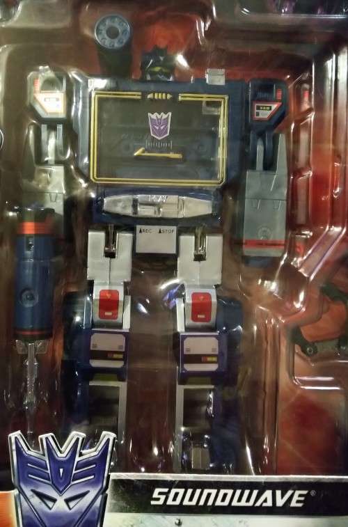 2009 SDCC San Diego Comic-Con Exclusive 25th Anniversary Transformer Figure Soundwave 18cm!