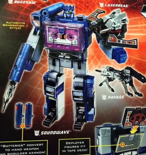 2009 SDCC San Diego Comic-Con Exclusive 25th Anniversary Transformer Figure Soundwave 18cm!