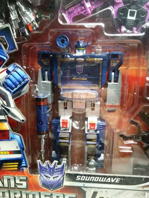 2009 SDCC San Diego Comic-Con Exclusive 25th Anniversary Transformer Figure Soundwave 18cm!