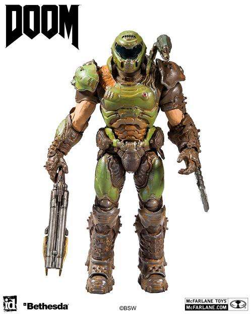 SRARE 2019 MCFARLANE TOYS - DOOM - DOOM SLAYER ACTION FIGURE 7INCH