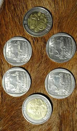 6 X UNC MANDELA COIN LOT BID PER COIN WINNER TAKES ALL