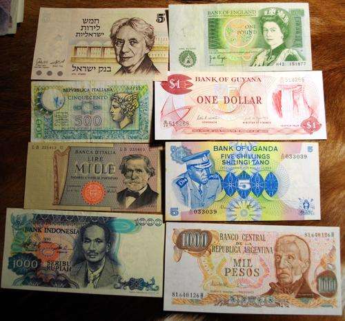 53 X STUNNING WORLD NOTE BUNDLE! BID PER NOTE  WINNER TAKES ALL!!