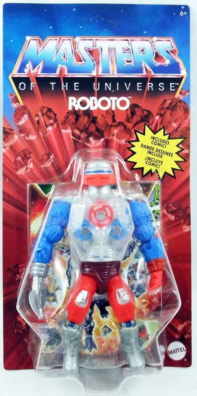 MATTEL EURO IMPORT - MOTU - MASTERS OF THE UNIVERSE - ROBOTO (SEALED)