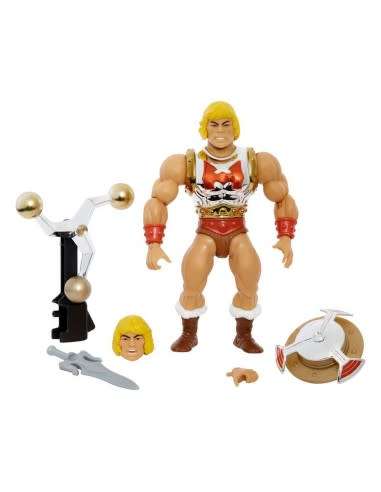 MATTEL EURO IMPORT - MOTU - MASTERS OF THE UNIVERSE - FLYING FISTS HE-MAN DELUXE SET (SEALED)