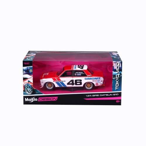 Maisto - 1:24 Design - Tokyo Mod -bre Datsun 510 Vehicle 17CM - Free Shipping