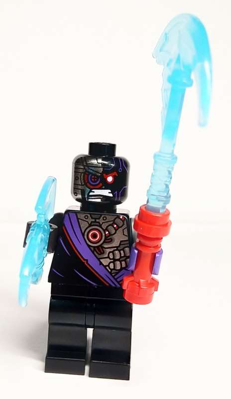 LEGO - Ninjago - Nindroid - with Shuriken and Eclipse Scythe acc