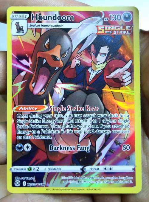 POKEMON TRADING CARDS - TCG - Houndoom - TG10/TG30 - Holo Rare - Brilliant Stars Singles