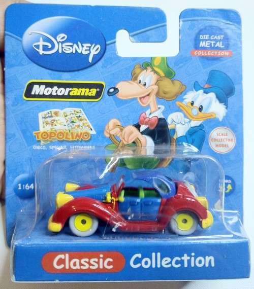MOTORAMA DISNEY TOPOLINO - DIE CAST - CLASSIC COLLECTION - Scrooge McDuck`s CAR