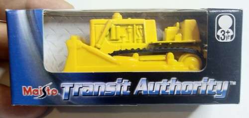 Rare 2002 MAISTO - Boxed - Transit Authority - Bulldozer