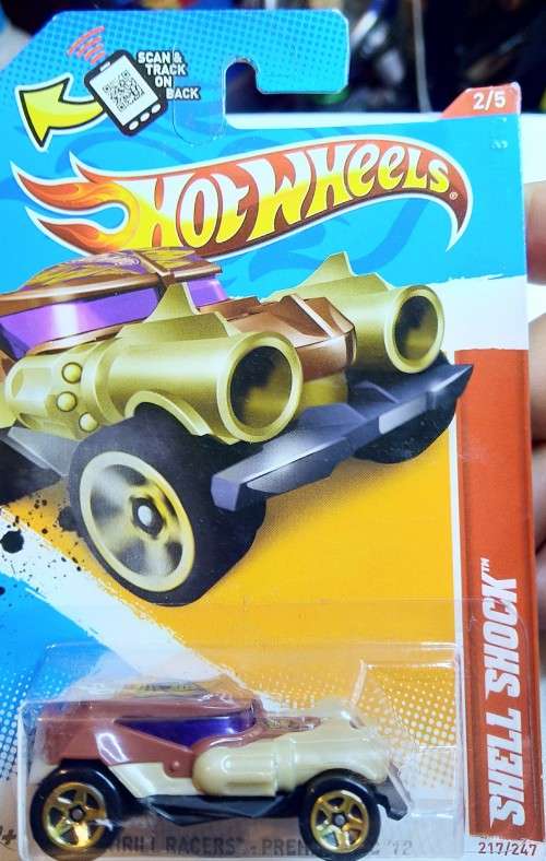 2012 Hot Wheels - Shell Shock - Prehistoric 12` - Die Cast 1:64 - Sealed