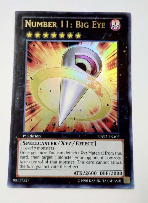 YUGIOH - Number 11: Big Eye - BPW2-EN102 - UR- Battle Pack 2 - War of the Giants 2