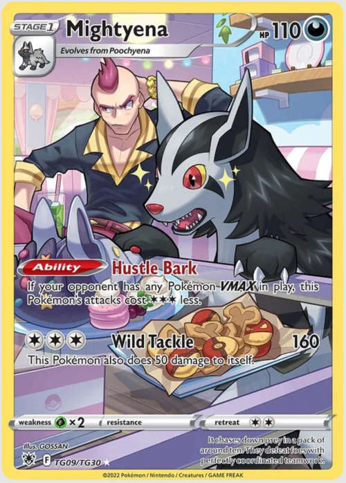 POKEMON TRADING CARDS - TCG - Mightyena - TG09/TG30 - Astral Radiance Singles