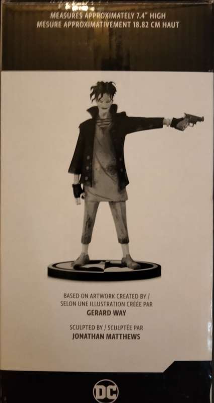 DC DIRECT - The Joker - Black and White Statue By Gerard Way  - LTD Edition 5000