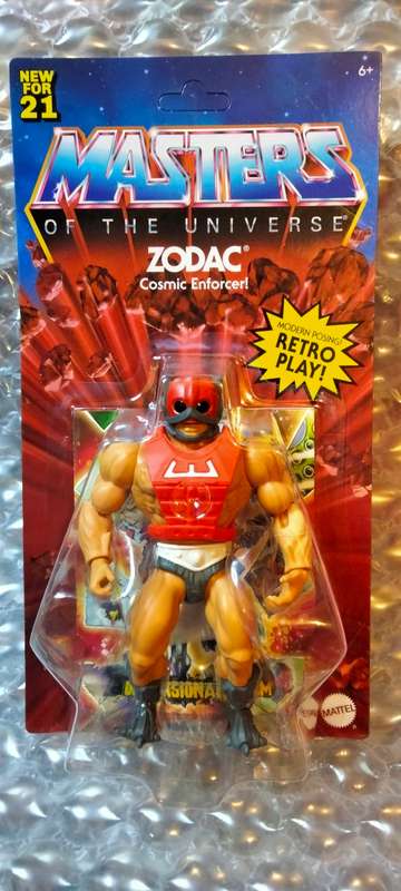 USA IMPORT-MATTEL - MOTU - MASTERS OF THE UNIVERSE - ORIGINS - ZODAC RETRO PLAY