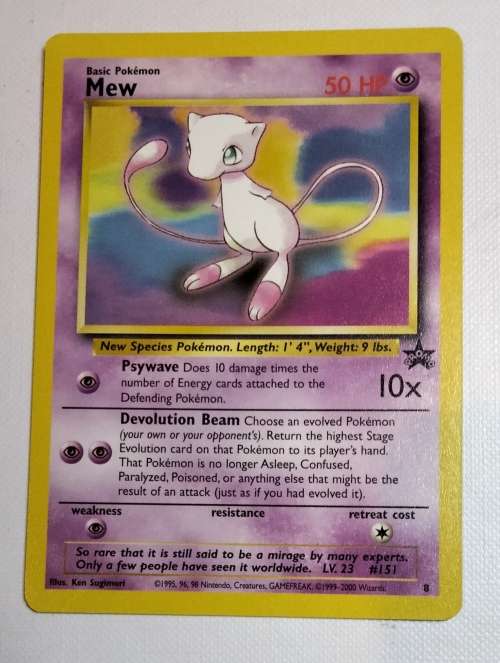 POKEMON CARDS - Mew - 8 - Wizards Black Star Promos