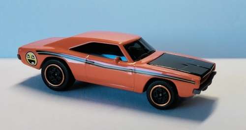 Majorette - Die Cast Cars - Ltd Edition - Tuned Up - Dodge Charger R1 - Rubber Burn - Rare