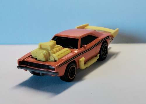Majorette - Die Cast Cars - Ltd Edition - Tuned Up - Dodge Charger R1 - Rubber Burn - Rare