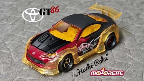 Majorette - Die Cast Cars - Ltd Edition - Tuned Up - Toyota GT86 Hachi Roku - ULTRA RARE