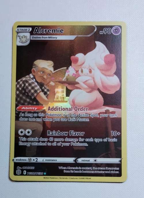 POKEMON CARDS - Alcremie - TG08/TG30 - Holo Rare Sword and Shield: Brilliant Stars Singles