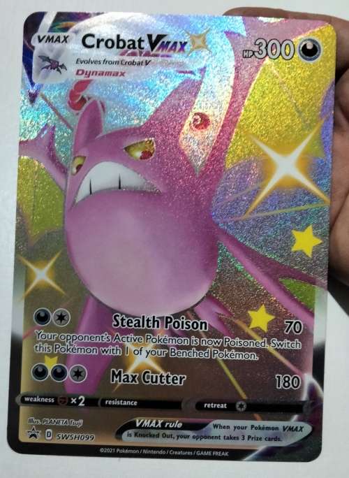 POKEMON CARDS - Shiny Crobat VMAX - SWSH099 - Pokemon Promos (Jumbo Oversized Card)