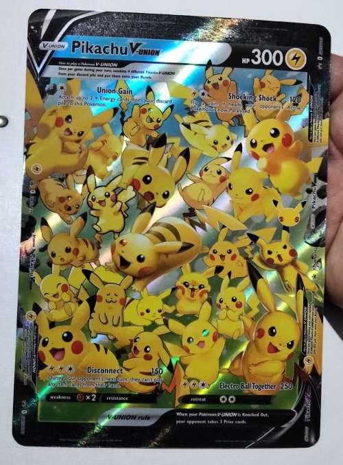 POKEMON CARDS - Pikachu V-Union - Pokemon Promos (Jumbo Oversized Card)