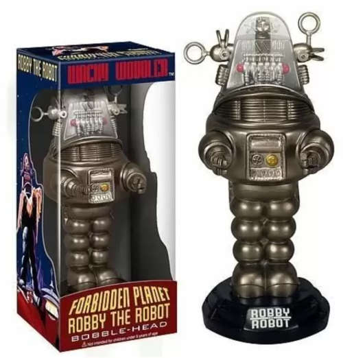 2012 ROBBY THE ROBOT WACKY WOBBLER BOBBLEHEAD - FORBIDDEN PLANET FUNKO - VRARE