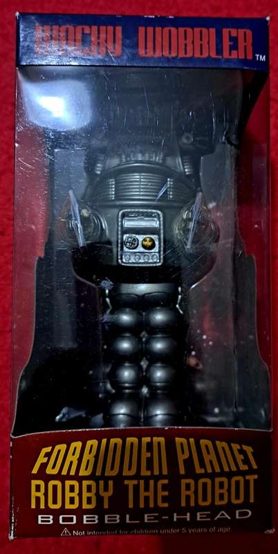2012 ROBBY THE ROBOT WACKY WOBBLER BOBBLEHEAD - FORBIDDEN PLANET FUNKO - VRARE
