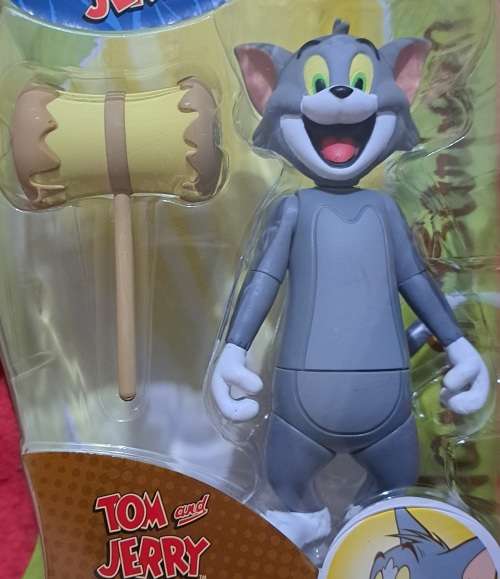 ORIGINAL HANNA BARBERA - TOM with HAMMER ACTION - TOM & JERRY 15CM FIGURE