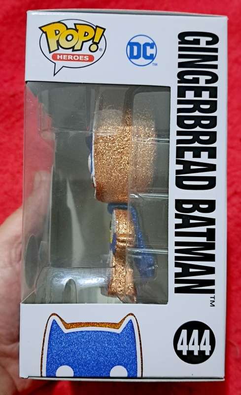 FUNKO POP #444 - Gingerbread BatMan - Diamond Collection - Special Edition