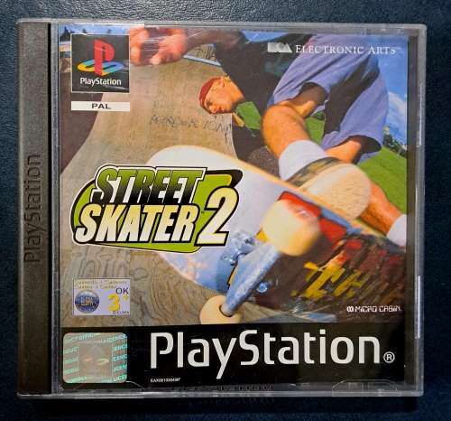 Original PAL  Sony PS1 - Street Skaters 2 - Game Disc