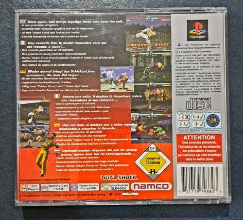 Original PAL  Sony PS1 - TEKKEN 3 - Game Disc