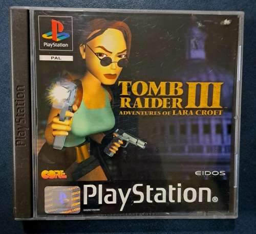 Original PAL  Sony PS1 - Tombraider 3 - Game Disc