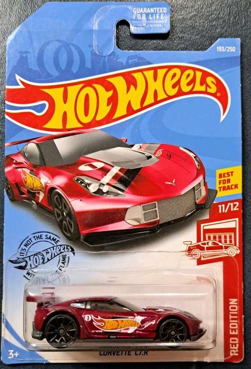 Hot Wheels - Die Cast Vehicles 1:64 - Red Edition - Corvette C7R