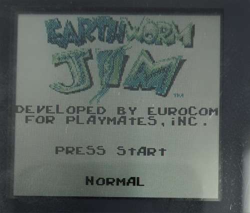 Earthworm Jim - Game Boy Game Cartridge - Classic!