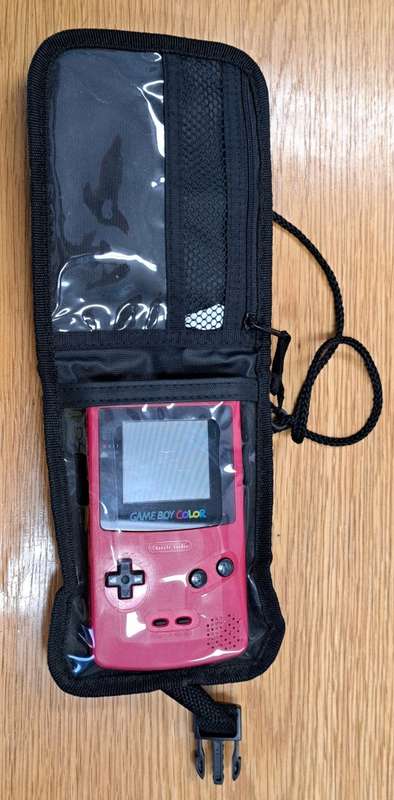 Original Vintage Nintendo Game Boy Color Travel Pouch! Great Collectors Piece!