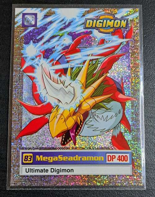 2000 DIGIMON Cards - MegaSeadramon 24/32 Holo Foil -  Series 2 Upper - NM