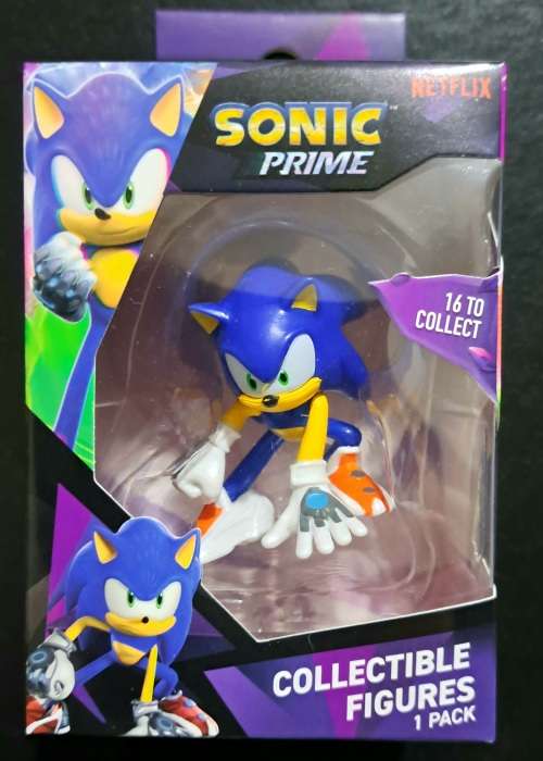 Licensed SEGA / Netflix - Sonic Prime Figures - Sonic (Approx 6.5-10cm)