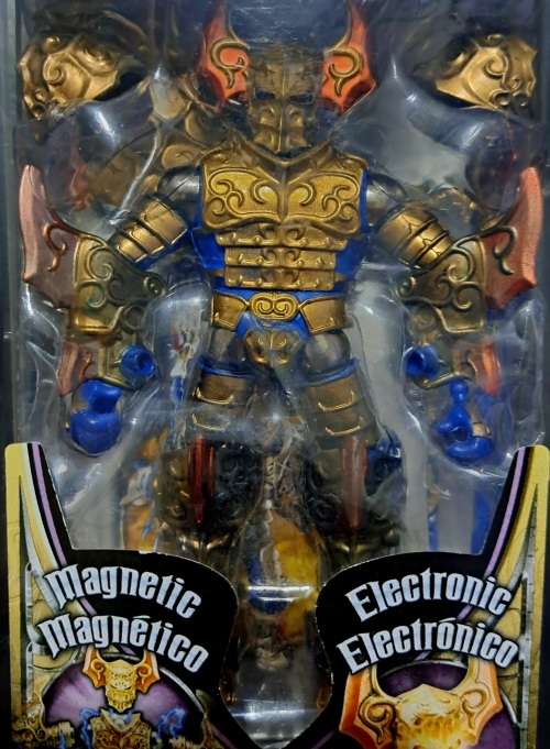 Rare 2005 Sealed - Mega Bloks - Mag Warriors 12cm - Paladar - Magnetic parts - Eyes/Head lights up