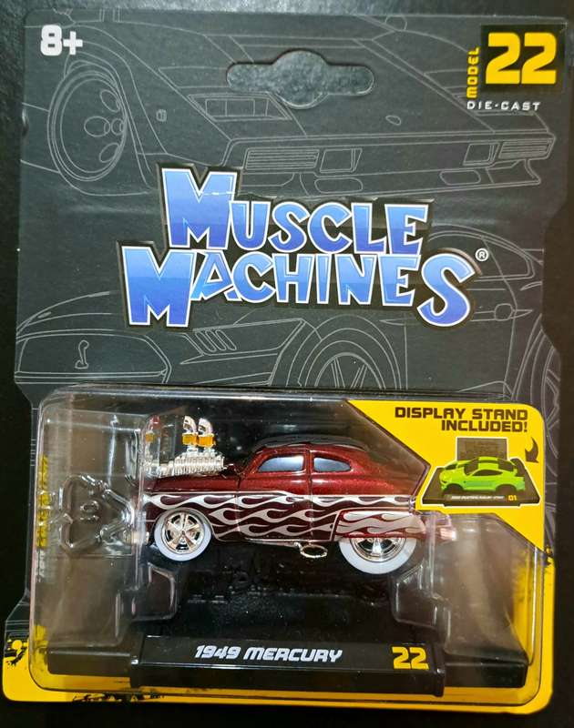 Muscle Machines - 1949 Mercury plus display stand