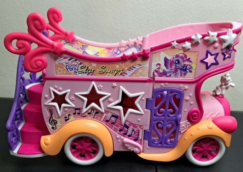 Classic 2007 Hasbro - Original My Little Pony Song Stars Touring Bus!!