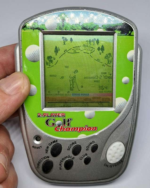Retro Golf Game  - Handheld Game Console - Works Great