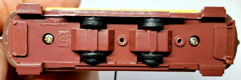 Amarelis - Lisbon 28 Tram Model  1:87 (9x4x3cm) - Yellow - Gorgeous!